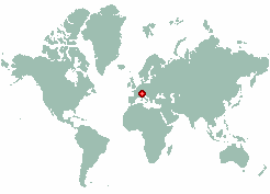 Lugano Airport in world map